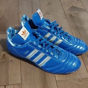 Like New Adidas CM‎ 25 Indoor Football Sneaker Blue 12